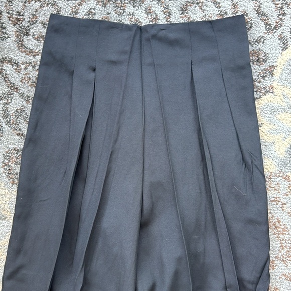 Vintage Sitting Pretty of California High Waist Wide Leg Pleated Pants Black L - Picture 2 of 6